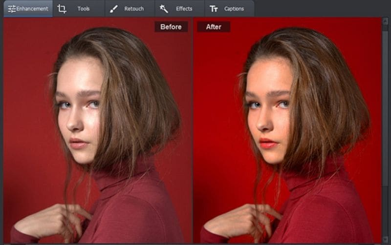 AI photo editor with filters and effects